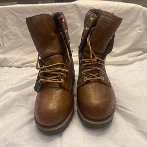 Lehigh Men's Sz 5.5  Leather Lace Up EH Electrical Hazzard Work Safty Boots